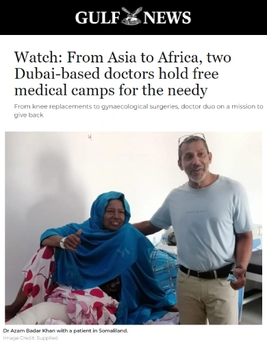 Watch: From Asia to Africa, two Dubai-based doctors hold free medical camps for the needy