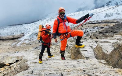 8th Highest mountain to promote “Knee health awareness campaign”