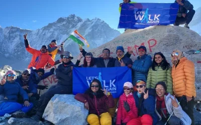 Doctors, Kids, arthritis patient trek to Everest base camp